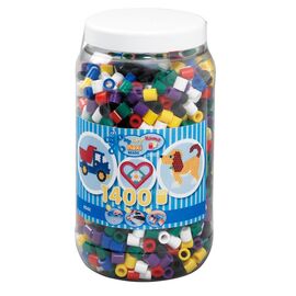 HAMA - Maxi Beads - Beads in bucket - 1400pcs (8540) / Toys