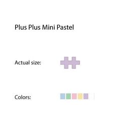 Plus Plus - Mini Pastel 600 pcs / Toys