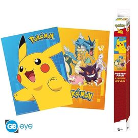 POKEMON - Set 2 Posters - Colourful Characters (52x38) / Fan Shop and Merchandise |  Techbox