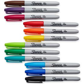 Sharpie - Permanent Markers - Fine Point (2065404) / Toys - Various Supplies - Office Supplies - Techbox