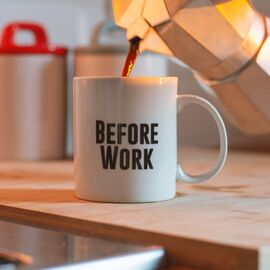 Before Work, After Work Mug & Wine Mug & Glass Set / Gadgets |  Techbox