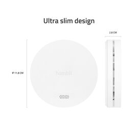 Hombli - Smart Smoke Detector White / Electronics