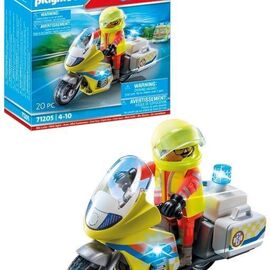 Playmobil - Emergency doctor motorbike with flashing light (71205) / Toys - Playmobil - Collectibles - Techbox