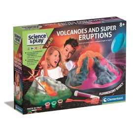 Clementoni - Science & Play - Volcano Glow in the Dark (78803) / Toys