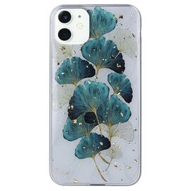 Gold Glam case for iPhone XR leaves | Techbox