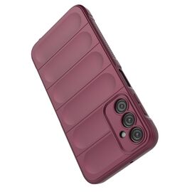 Magic Shield Case for Samsung Galaxy A24 4G flexible armored cover burgundy | Techbox