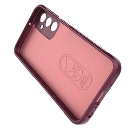 Magic Shield Case for Samsung Galaxy A24 4G flexible armored cover burgundy | Techbox