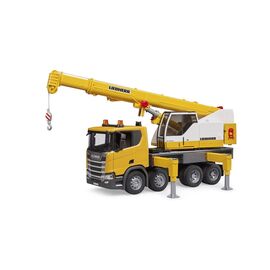 Bruder - Scania Super 560R Liebherr crane truck with Light & Sound (03571) / Toys