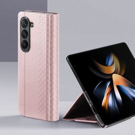Samsung Galaxy Z Fold5 5G Dux Ducis Bril Wallet Flip Leather Case - Pink - Samsung Cases - Cases - Techbox