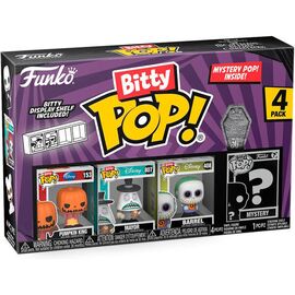 Blister 4 figures Bitty POP Disney Nightmare Before Christmas Pumpkin King |  Techbox