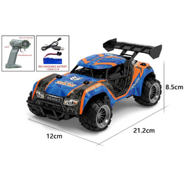 TEC-TOY - Speed Racing R/C 1:18 - Blue/Orange (471412) / Toys - Modeling - Hobbies - Techbox