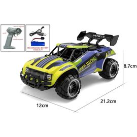 Jeep Racing - R/C 1:20 2,4G 3,7V Li-ion - Blue/yellow / Toys - Modeling - Hobbies - Techbox