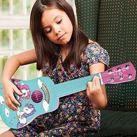 Lexibook - My first Unicorn Wooden Guitar (K205UNI) / Toys