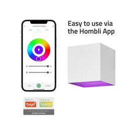 Hombli - Smart Outdoor Wall Light V2, White / Electronics - Αταξινόμητα -  - Techbox