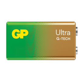 GP - Ultra Alkaline 9V Battery, 1604AU/6LF22, 1-Pack / Electronics