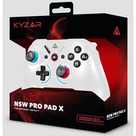 Kyzar Switch PRO Controller - White / Nintendo Switch | Techbox