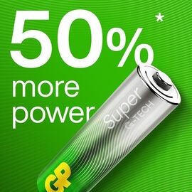 GP - Super Alkaline AAA Batteries, 24A/LR03, 1.5V, 12-Pack / Toys