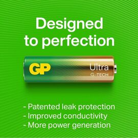 GP - Ultra Alkaline C Batteries, 14AU/LR14, 1.5V, 2-Pack / Electronics