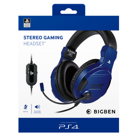 BigBen Interactive PS4 Gaming Headset V3 - Blue - Headset - Sony / Electronics - PS4 Accessories - Accessories for Consoles - Techbox