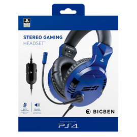 BigBen Interactive PS4 Gaming Headset V3 - Blue - Headset - Sony / Electronics - PS4 Accessories - Accessories for Consoles - Techbox