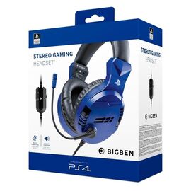BigBen Interactive PS4 Gaming Headset V3 - Blue - Headset - Sony / Electronics - PS4 Accessories - Accessories for Consoles - Techbox