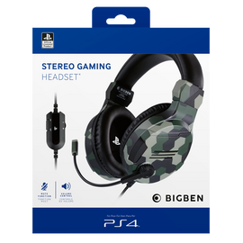 Nacon  PS4 Gaming Headset V3 - Green - Headset - Sony / Electronics - PS4 Accessories - Accessories for Consoles - Techbox