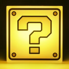 Question Block Night Light / Fan Shop and Merchandise - Led Lights & Alarm Clocks - Gifts - Techbox