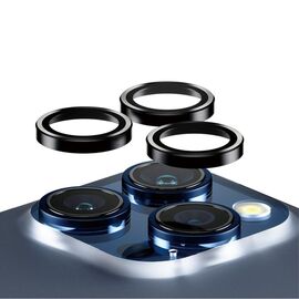 PanzerGlass&trade; -  Hoops Camera Lens Protector iPhone 15 Pro - 15 Pro Max - Black Metal / Electronics - Apple iPhone - Screen & Camera Protection - Techbox