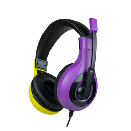 BigBen Interactive Stereo Gaming Headset V1 - Purple + Yellow (Switch) / PlayStation 5 | Techbox