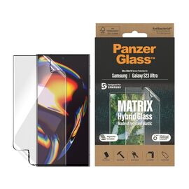 PanzerGlass - MATRIX Screen Protector Samsung Galaxy S23 Ultra - Ultra-Wide Fit m. AlignerKitp / Electronics | Techbox