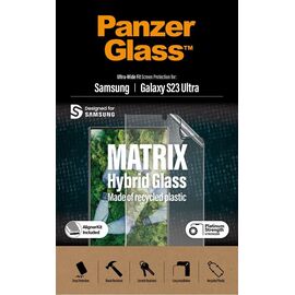 PanzerGlass - MATRIX Screen Protector Samsung Galaxy S23 Ultra - Ultra-Wide Fit m. AlignerKitp / Electronics | Techbox