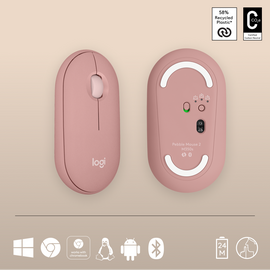 Logitech - Pebble Mouse 2 - M350s / Computers | Techbox