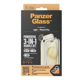 PanzerGlass -  Apple Iphone 15 Plus 6,7 Ultra Wide Fit Bundle + Picture Perfect + Hardcase with D30 / Electronics | Techbox