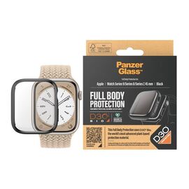 PanzerGlass - FullBody Apple Watch 9 big - Clear with D3O / Electronics - Accessories - Smartwatches & Accessories - Techbox