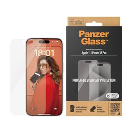 PanzerGlass - Screen Protector iPhone 15 Pro - Classic Fit / Electronics | Techbox