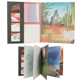 Dino World - Colouring Book Stick & Shine ( 0412473 ) / Toys