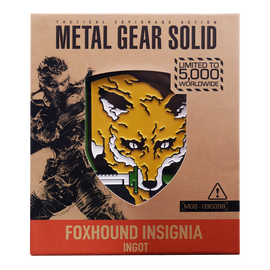 Metal Gear Solid FOXHOUND Insignia Limited Edition Ingot / Fan Shop and Merchandise - Various - Various - Techbox