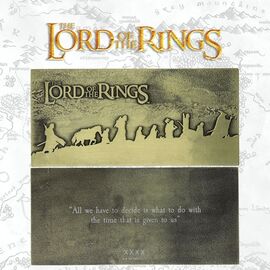 The Lord of the Rings Limited Edition The Fellowship Plaque / Fan Shop and Merchandise |  Techbox