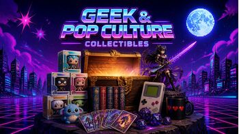 Geek & Pop Culture – φιγούρες, κάρτες, manga, ζάρια και συλλεκτικά σε σεντούκι