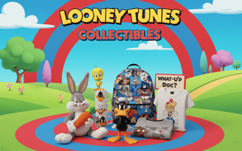 Looney Tunes Collectibles – Bugs Bunny, Tweety, Daffy Duck, Taz, Lola Bunny, φιγούρες, plushies, t-shirts, mugs, σακίδια | Techbox