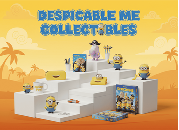 Despicable Me Collectibles – αυθεντική γραμματοσειρά και χρώματα, φιγούρες, σχολικά, t-shirt, κούπα, αφίσα, μπρελόκ, παιχνίδια | Techbox