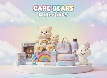 Care Bears συλλεκτικά Techbox – plush, Funko Pop, magnets, keychains, playing cards, backpacks, notebook, water bottle και lamp | Techbox