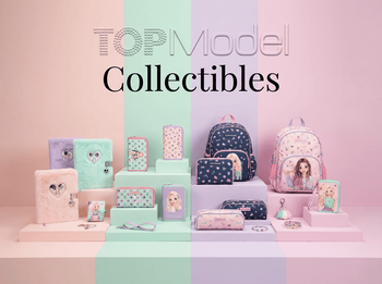TOPModel Collectibles banner: plush diaries, πορτοφόλια, κασετίνες, σχολικές τσάντες και αξεσουάρ | Techbox