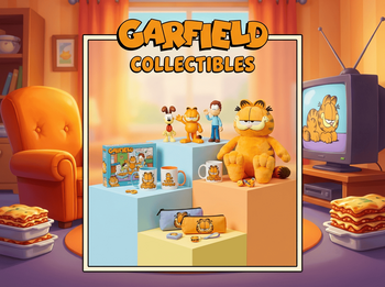 Garfield Collectibles plush Garfield, φιγούρες, κούπες, puzzles & αξεσουάρ | Techbox