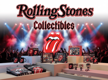 Rolling Stones Collectibles banner: band t-shirts, κούπες, puzzles, φιγούρες & αξεσουάρ | Techbox