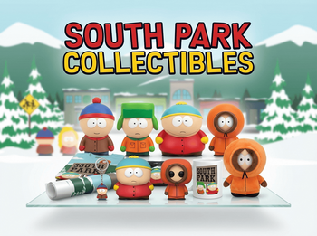 South Park collectibles and merchandise – Stan, Kyle, Cartman, Kenny figures, Funko Pop, t-shirt, mug, poster, keychain, and plushie | Techbox