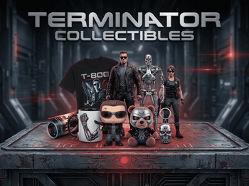 Terminator συλλεκτικά – φιγούρα T-800, Endoskeleton, Sarah Connor, Funko-style pop, t-shirt, κούπα, αφίσα, μπρελόκ, plush | Techbox