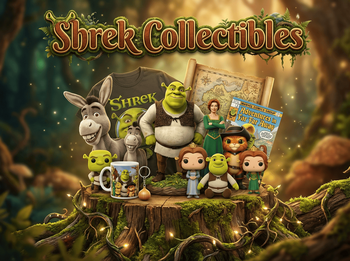 Shrek συλλεκτικά – φιγούρες Shrek, Donkey, Fiona, Puss in Boots, Funko-style pop, t-shirt, κούπα, αφίσα, μπρελόκ, plush, comic book | Techbox