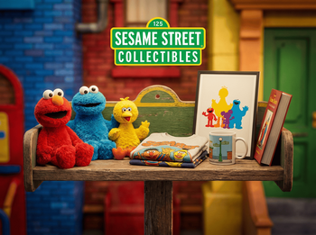 Sesame Street συλλεκτικά – plush toys εμπνευσμένα από Elmo, Cookie Monster, Big Bird, t-shirt, κούπα, αφίσα, βιβλίο | Techbox