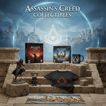 Assassin’s Creed συλλεκτικά και gaming προϊόντα – video games, Funko POP, φιγούρες, μπλουζάκια, κούπες, μπρελόκ στο Techbox